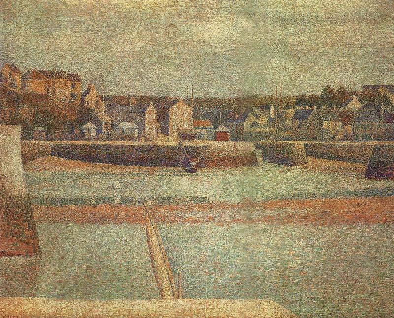 Georges Seurat The Reflux of Port en bessin
